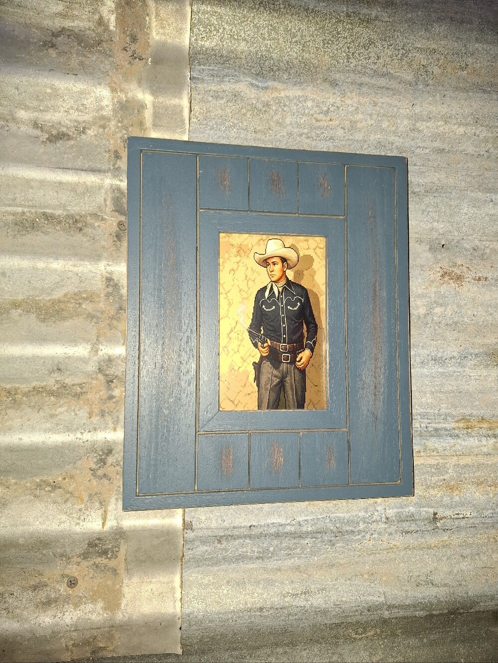 8 Bit Tex Ritter Western Cowboy Framed Art Print By Neon Nicho